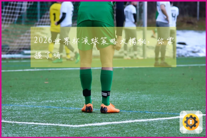 2026世界杯滚球策略大揭秘，你掌握了吗