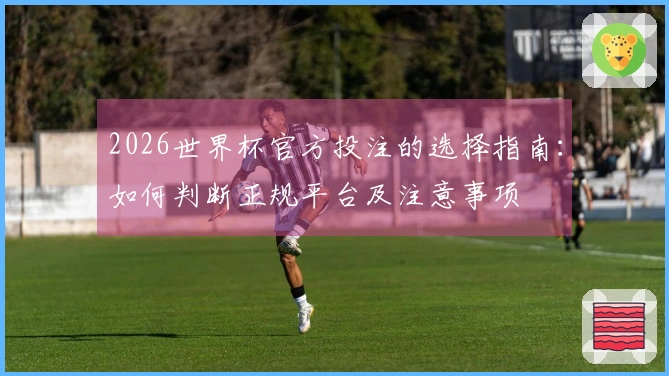 2026世界杯官方投注的选择指南：如何判断正规平台及注意事项